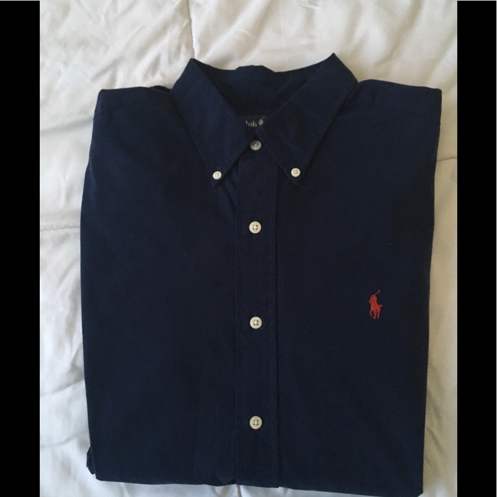 Navy Ralph Lauren Button Down